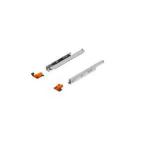 REJS Undermount drawer runners 3D Push open - L300 - up to 19mm board