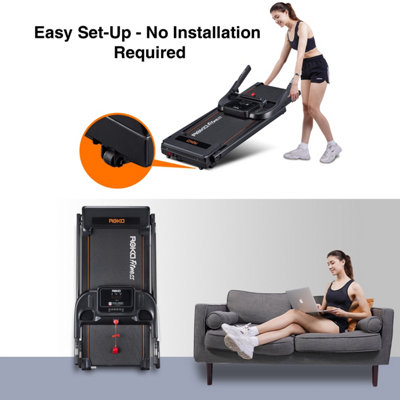 REKA Fitness Home Treadmill, Incline, FitShow APP, Walk / Run, 12kmh