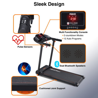 REKA Fitness Home Treadmill, Incline, FitShow APP, Walk / Run, 12kmh