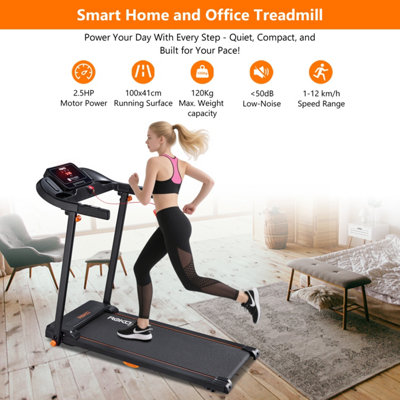 REKA Fitness Home Treadmill, Incline, FitShow APP, Walk / Run, 12kmh