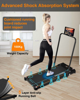 REKA Fitness Home Treadmill, Walking Pad, 2.25HP Motor, 9 KPH Speed, FitShow APP