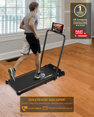 REKA Fitness Home Treadmill, Walking Pad, 2.25HP Motor, 9 KPH Speed, FitShow APP