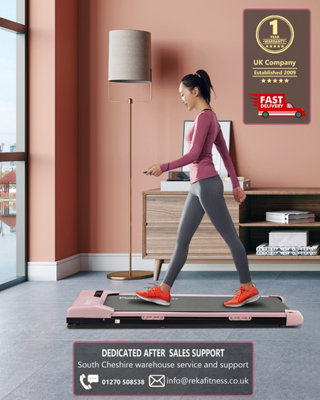 Electric Treadmill Pink Treadmill For Sale REKA Fitness Pink