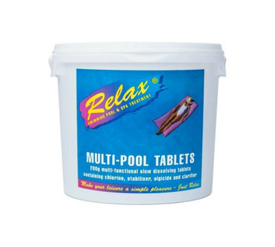 Relax MultiPool Tablets 5Kg Fast delivery, Swimming Pool water balancing