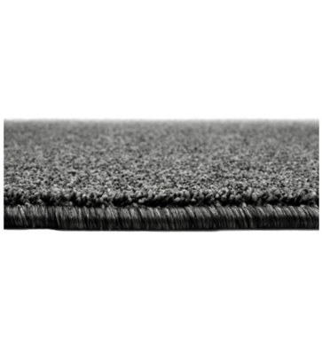 Relay Collection Recycled Low Pile Rug in Charcoal