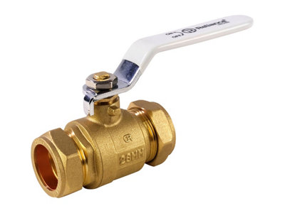 Reliance Valves RV DZR Brass Ball Valve Compression 28mm BVAL101003
