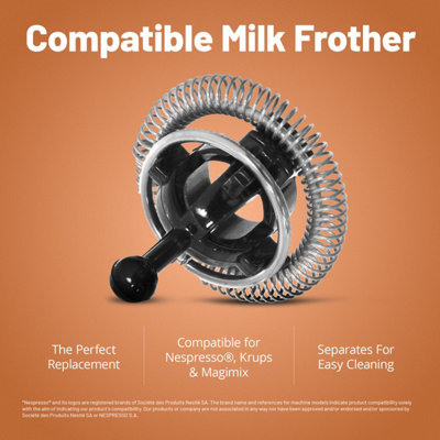 Reliapart Milk Frother Lid for Nespresso Aeroccino 3593 3594 3694