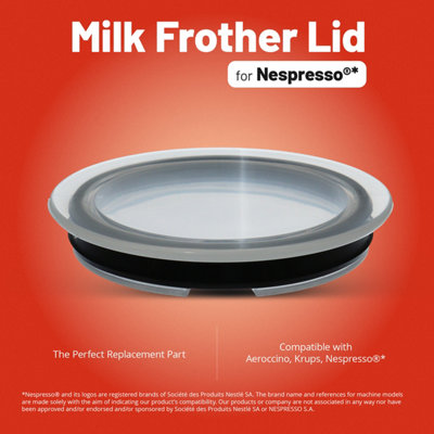Reliapart Milk Frother Lid for Nespresso Aeroccino 3593 3594 3694