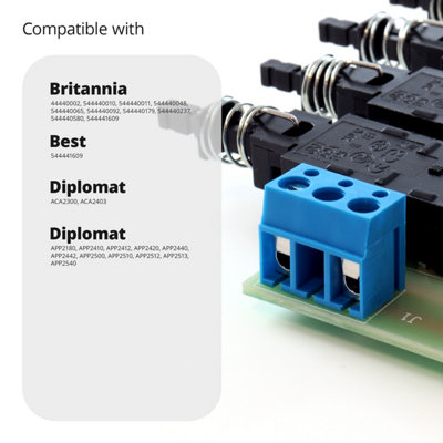 Reliapart PCB Control Module Push Button Switchbox for Faure CHD1251X