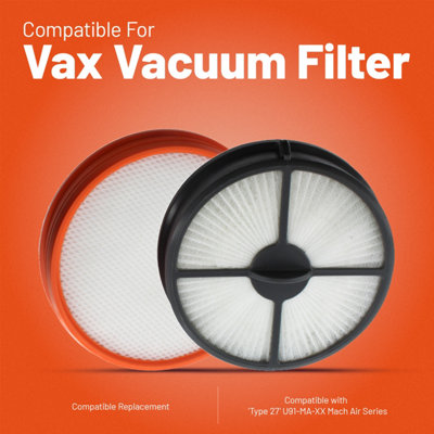HEPA Filter Kit Type 27 for VAX Mach Air Living U89-MA-L Hoover