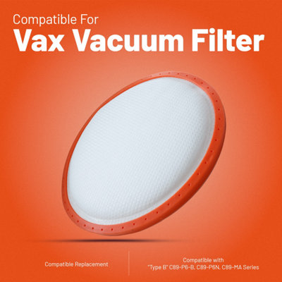 Kit Filtro Post-Motore Per Aspirapolvere Vax Type 100 - Compatibile Con AIR 3 AGILE U87-AA-BE
