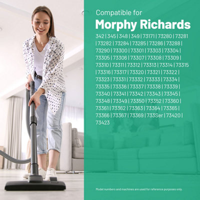 Ricambio YMH28950 Confezione 2 Cinghia Ricambio Per Aspirapolvere Hoover - Confezione Da 2 Pezzi Cinghia Morphy Richards Dirt Devil - Foto 4