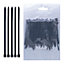Reload Cable Ties 80mm x 2.5mm Black Nylon Plastic Zip Tie Wraps Small Size Ties - Pack of 100