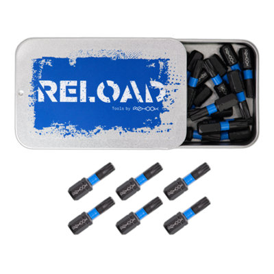 Reload T25 25mm Impact Drive Tool Bits 25x