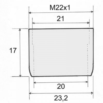 Remer 22mm Female Kitchen Faucet Tap Aerator Nozzle Replacement With Metal Insert