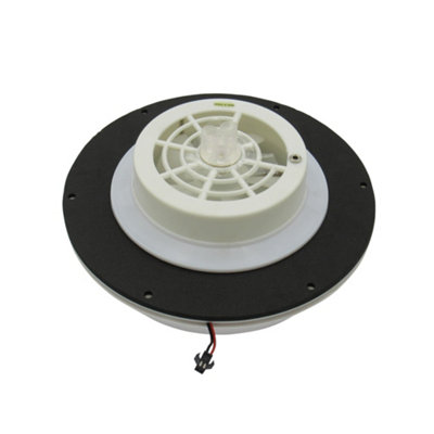 REMOTE CONTROL SOLAR EXTRACTOR FAN (LED RECHARGABLE BATTERY WALL ...