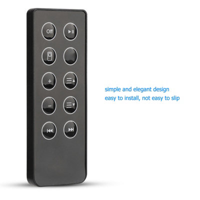 Remote Soundbar and Stereo Speaker Controls: Non-Slip, Easy to Use, Speaker Replacement Solution