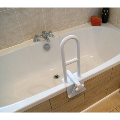 Removable Bathroom Bathtub Grab Bar - Tool-Free Installation for Safety ...