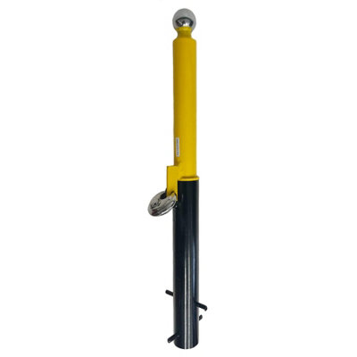 Removable Tow Ball Security Post Lock for Caravans Trailers Driveway ...