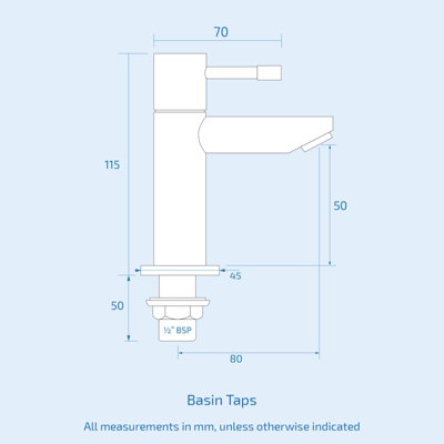 Remy Basin & Bath Shower Mixer Taps Chrome - 3