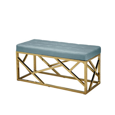 Renata Bench Green W 100 x L 40 x H 46 cm