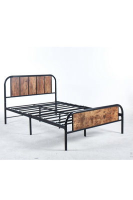 Renata Metal Bed Frame in 4ft6 UK Standard Double Bed