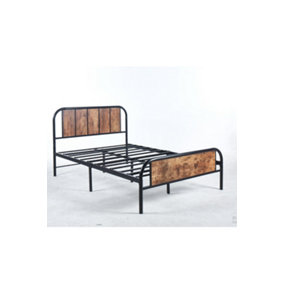 Renata Metal Bed Frame in 4ft6 UK Standard Double Bed