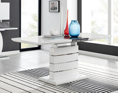 White dining on sale table 180cm