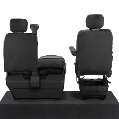 Renault Master Van (2010 Onwards) Front Seat Covers Tailored (Black ...