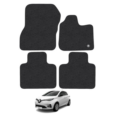 Renault Zoe 2012-2021 Car Floor Mats Carpet Tailored Fit Set Anti-Slip 4pcs