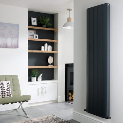 Rene Double Radiator Anthracite 1800x466mm Price Comparisons | Compare The Build