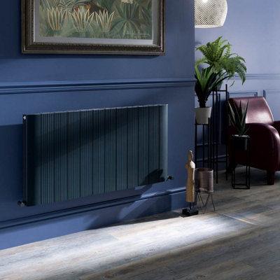 Rene Double Radiator Anthracite 600x748mm