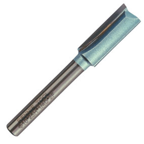 Rennie Tools - 10mm Cutting Diameter x 25mm Flute x 1/4" Shank TCT Tipped 2 Flute Straight Router Cutter Bit. 10mm Router Bit