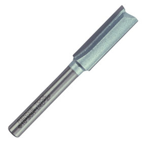 Rennie Tools - 10mm Cutting Diameter x 30mm Flute x 1/4" Shank TCT Tipped 2 Flute Straight Router Cutter Bit. 10mm Router Bit