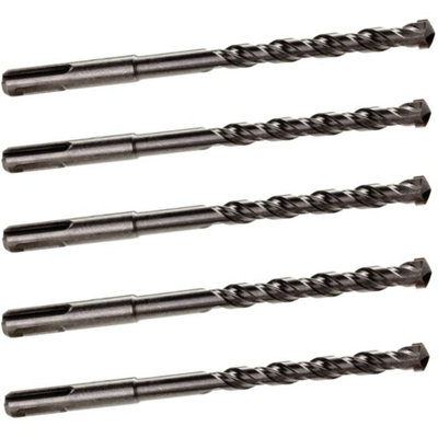 Rennie Tools - 10mm Diameter x 160mm Long SDS Plus Masonry Drill Bit For Stone, Brick, Concrete Etc (PACK OF 5)