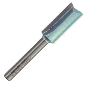 Rennie Tools - 12.7mm (1/2") Cutting Diameter x 30mm Flute x 1/4" Shank TCT Tipped 2 Flute Straight Router Cutter Bit.