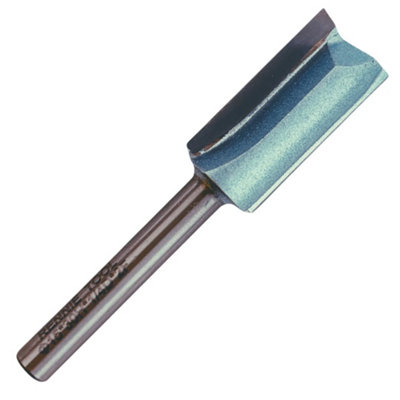 Rennie Tools - 15mm Cutting Diameter x 30mm Flute x 1/4" Shank TCT Tipped 2 Flute Straight Router Cutter Bit. 15mm Router Bit