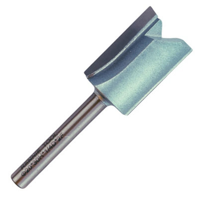 Rennie Tools - 20mm Cutting Diameter x 30mm Flute x 1/4" Shank TCT Tipped 2 Flute Straight Router Cutter Bit. 20mm Router Bit