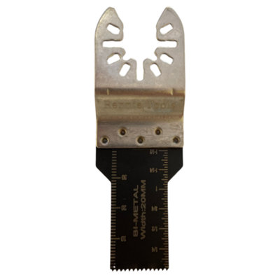 Rennie Tools 20mm Wide BiMetal Oscillating Multi Tool Blades Set For