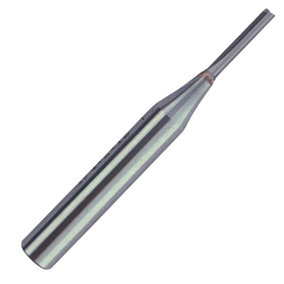 Rennie Tools - 3.5mm Cutting Diameter x 18mm Flute x 1/4" Shank TCT Tipped 2 Flute Straight Router Cutter Bit. 3.5mm Router Bit
