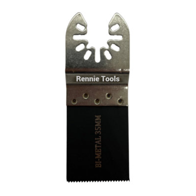 Rennie Tools 35mm Wide BiMetal Oscillating Multi Tool Blades Set For