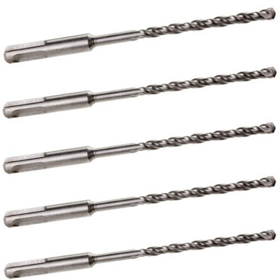 Rennie Tools - 4mm Diameter x 160mm Long SDS Plus Masonry Drill Bit For Stone, Brick, Concrete Etc (PACK OF 5)