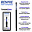 Rennie Tools 5 Pack PZ2 x 150mm Long Magnetic Impact Driver Screwdriver Bits Set Pozidriv (Pozi 2)
