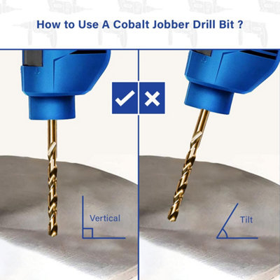 Rennie Tools 51 Piece HSS Cobalt Jobber Drill Bit Set 1-6mm In 0.1mm Increments In Metal Storage Case
