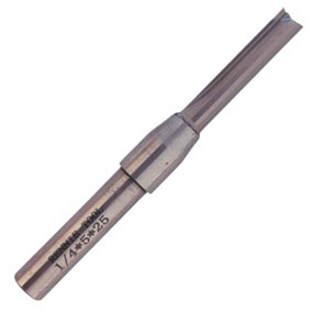 Rennie Tools - 5mm Cutting Diameter x 25mm Flute x 1/4" Shank TCT Tipped 2 Flute Straight Router Cutter Bit. 5mm Router Bit