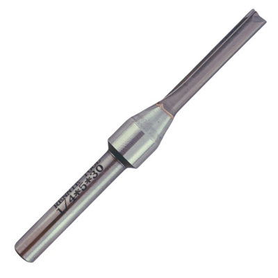 Rennie Tools - 5mm Cutting Diameter x 30mm Flute x 1/4" Shank TCT Tipped 2 Flute Straight Router Cutter Bit. 5mm Router Bit