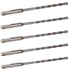 Rennie Tools - 6mm Diameter x 110mm Long SDS Plus Masonry Drill Bit For Stone, Brick, Concrete Etc (PACK OF 5)