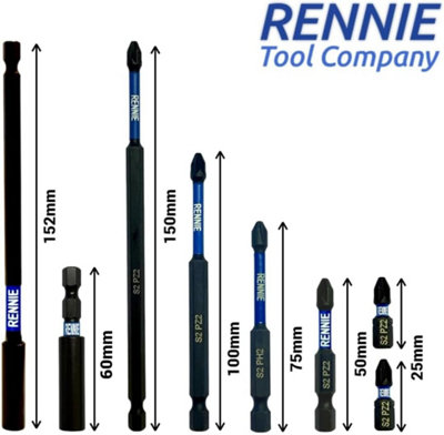 Long impact screwdriver bits hot sale