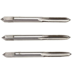 Rennie Tools - M1 x 0.25 HSS Metric Hand Tap Set/Machine Tap Set. Inc. 3 Pieces - 1st, 2nd & 3rd Cut (Taper, 2nd and Bottom (Plug)
