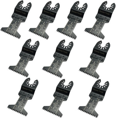Rennie Tools Pack Of 20 x 45mm Wide Coarse Cut Oscillating Multi Tool Blades For Wood & Plastic. Universal Fit Multitool Blades